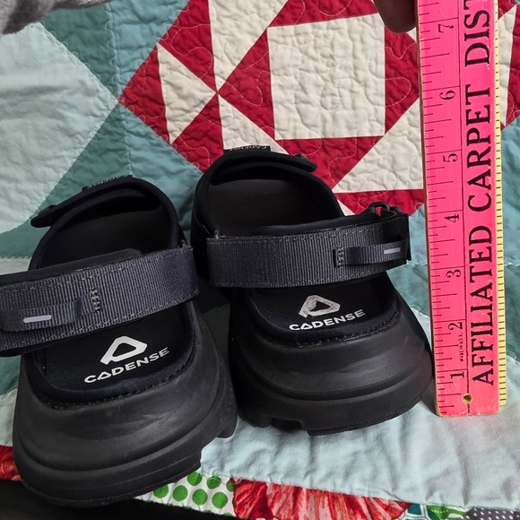 CADENSE Aerio Mens Sandal-Slide Hybrid Black AERIM10BLK US 10 Adaptive Walking main image 7